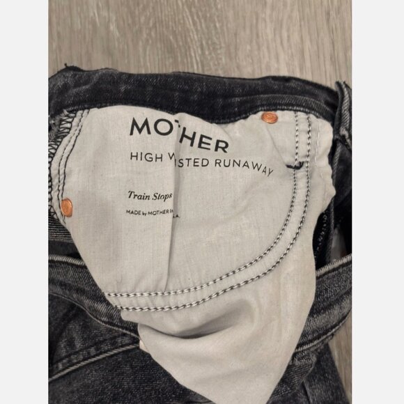 Mother High Waisted Runaway Flare Jeans Train Stops Womens 26 - Picture 5 of 9